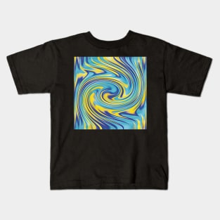 Abstract Swirl Art Kids T-Shirt